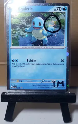 Squirtle 048 Black Star Promo Cosmos Holo Pokemon SV Promos NM+ Swirl 1M - Image 1