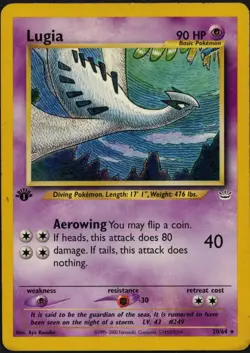 Lugia 20/64 1st Edition Neo Revelation Rare Pokemon TCG - Image 1