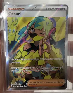 Canari 257/217 Full Art Ultra Rare Holo Trainer Ascended Heroes Pokemon MINT - Image 1