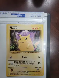 Rare Pikachu Pokemon Promocard,6" by 8". - Image 1
