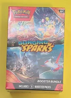 Surging Sparks Booster Bundle Pokemon TCG Scarlet and Violet Factory Sealed New - Image 1
