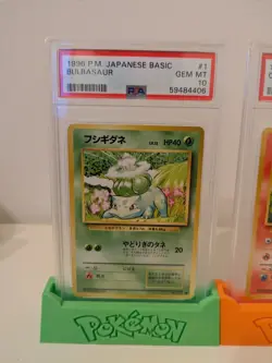 1996 Pokemon Japanese Base Set PSA 10 Bulbasaur Charmander Squirtle *Set Of 3* - Image 2