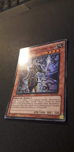 Yu-Gi-Oh! Legendare Sechs Samurai-Kizan, STOR-DE020, Super Rare, 1. Auflage, EX - Image 2