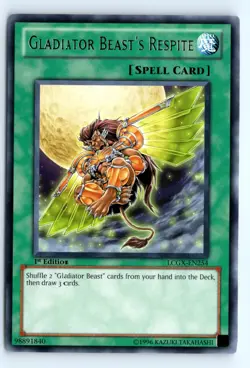 Yu-Gi-Uh Gladiator Beast's Respite #LCGX-EN254 Legendary Collection 2 tcg LP - Image 1