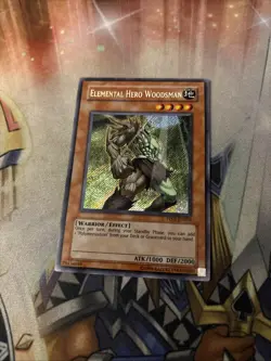 Elemental Hero Woodsman PP02-EN004 Yugioh TCG Secret Rare NM - Image 1