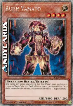 BUJIN YAMATO • Segreta Platino • RA04 IT209 • 1Ed • Yugioh! • ANDYCARDS - Image 1