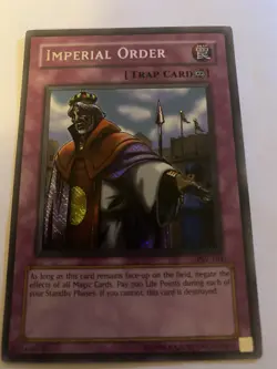 Yugioh Imperial Order PSV-104 Secret Rare Unlimited Edition LP - Image 1