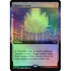 FOIL RADIANT LOTUS (EXTENDED ART) Aetherdrift DFT Magic MTG MINT CARD - Image 1