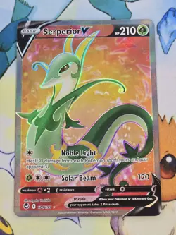 Serperior V - 170/195 - Pokemon Silver Tempest Sword & Shield Full Art Card NM - Image 1