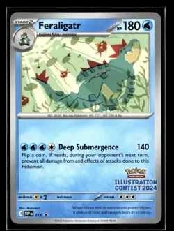 Feraligatr - (Illustration Contest 2024) Promo SV: Scarlet & Violet Promo Cards - Image 1