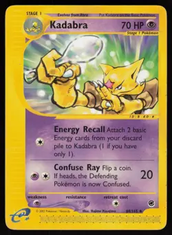 E-Reader Kadabra 084/165 Expedition Pokemon TCG Card - Image 1