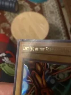 Yugioh Left Leg of the Forbidden One LOB-121 HP - Image 3
