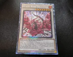 Black Rose Dragon RA04-EN057 Prismatic Collectors Rare 1st Edition Card NM - Image 2