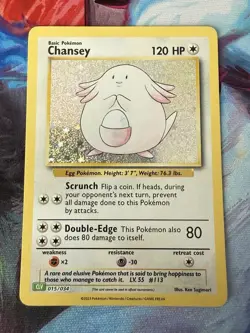 Pokemon Chansey 015/034 Trading Card Game Classic Holo - Image 1