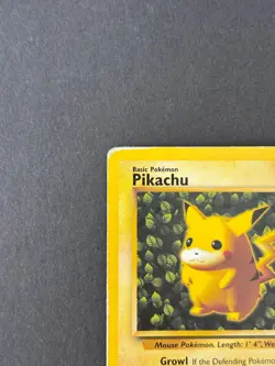 Pikachu WOTC Black Star Promo #1 - English Vintage Pokemon Card - Used - Image 2