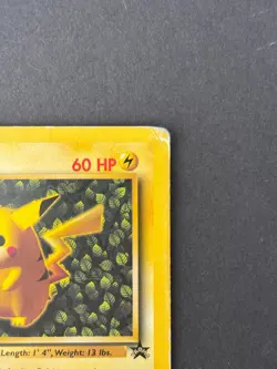 Pikachu WOTC Black Star Promo #1 - English Vintage Pokemon Card - Used - Image 5