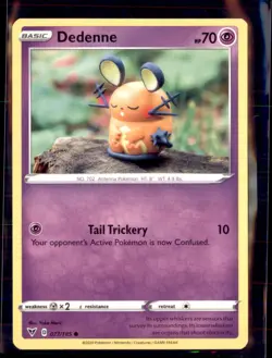 Pokemon Vivid Voltage 077/185 Dedenne Common Non Holo 3 card lot - Image 1