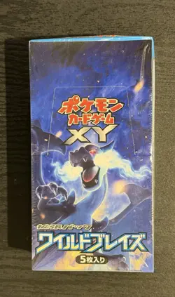 Pokemon 2014 Wild Blaze XY2 Japanese Flashfire Booster Box Sealed Charizard Dent - Image 1