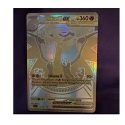 The Pokemon Company Mega Charizard X EX 130/094 Evolutions Secret Rare Holo EN - Image 1