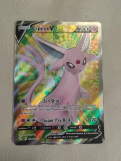 2021 Pokemon Evolving Skies Espeon V Full Art #179/203 NM - Image 1