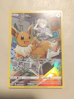 Eevee TG11/TG30 Swsh09: Brilliant Stars Trainer Gallery NM Pokemon TCG Rare - Image 1