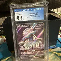 Nihilego GX Full Art #103 - CGC MINT+ 9.5 - 2017 Crimson Invasion - Pokemon TCG - Image 2