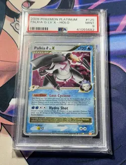 2009 Pokemon Palkia Lv X Platinum 125/127 Ultra Rare Holo PSA 9 Mint LOW POP - Image 1