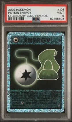 2002 Pokemon Legendary Coll. Reverse Holo Potion Energy #101 PSA 9 Mint LOW POP - Image 1