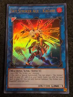 Yugioh Magnificent Mavens - Sky Striker Ace - Kagari - Ultra Rare - MAMA-EN005 - Image 1