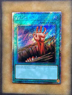 Yugioh Fissure RA03-EN054 Platinum Secret Rare 1st Ed NM - Image 1
