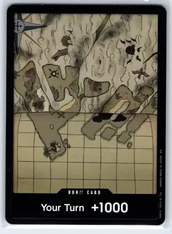 DON!! Card (Sky Island Map) Adventure on Kami's Island One Piece Foil NM - Image 1