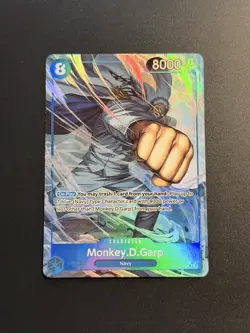 MONKEY D GARP - One Piece TCG OP12-056 - AA Alt Art Super Rare SR - Legacy - Image 1