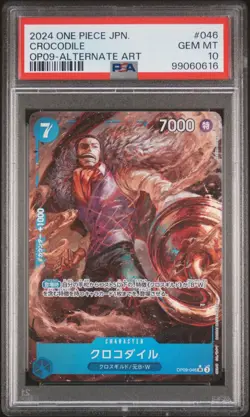 One Piece Emperors In the New Worlds Crocodile OP09-046 SR PSA 10 - Image 1