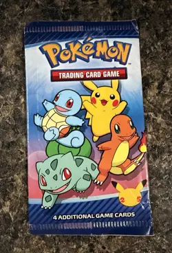 Pokemon TCG McDonald's 2021 Promo Sealed Booster Pack 4 Cards - Image 1