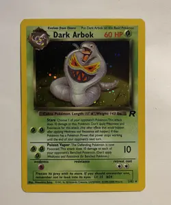 1995 Dark Arbok Holo 2/82 Team Rocket Holo Rare Pokemon TCG Card✨ - Image 1