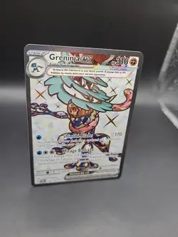Pokemon TCG Greninja EX Full Art Ultra Rare Card Twilight Masquerade 198/167 NM - Image 2