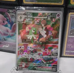 Pokemon TCG Kirlia Scarlet & Violet Base Set Holo Illustration Rare Card 212/198 - Image 1