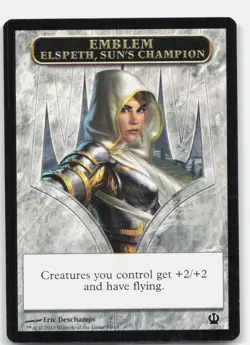 Emblem - Elspeth, Sun's Champion *Regular* THS 11 NM - Image 1