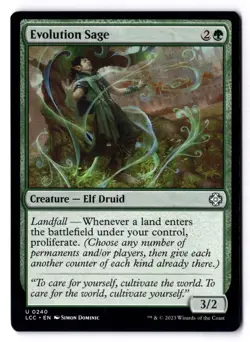 Evolution Sage NM* The Lost Caverns of Ixalan Commander 0240 mtg -UnltdCards - Image 1