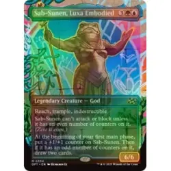 Foil Sab-sunen, Luxa Embodied (borderless) M/NM Magic MTG Aetherdrift - Image 1
