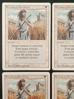MTG | 4 x Swords To Plowshares | Revised Edition | Magic The Gathering | Playset - Image 2