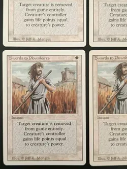 MTG | 4 x Swords To Plowshares | Revised Edition | Magic The Gathering | Playset - Image 4