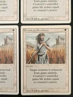 MTG | 4 x Swords To Plowshares | Revised Edition | Magic The Gathering | Playset - Image 5