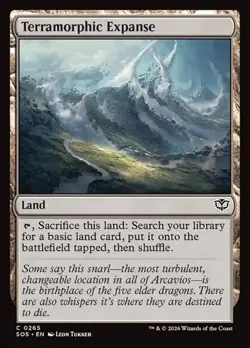 1x Terramorphic Expanse - Foil NM Eng MTG - Secrets of Strixhaven - Image 1
