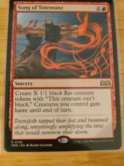 MTG Song Of Totentanz 0150 Wilds Of Eldraine M/NM Free UK P&P - Image 1