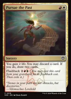 1x Pursue the Past NM Eng MTG - Secrets of Strixhaven - Image 1