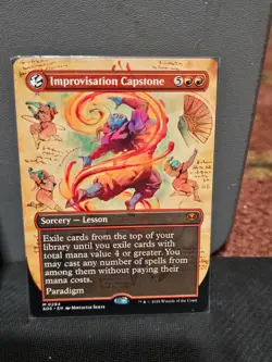 Improvisation Capstone (Borderless) Secrets of Strixhaven Regular - Image 1