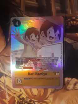 Digimon Card Game Kari Kamiya Alternate Art BT15-084 Heroine Set NM - Image 1
