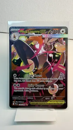 Pokemon TCG Mega Lopunny ex #128 Phantasmal Flames Special Illustration Rare - Image 3