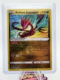 2023 Pokemon TCG Radiant Eternatus 105/159 Crown Zenith Ultra Rare Holo NM - Image 1